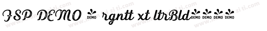 FSP DEMO - rgntt xt ltrBld字体转换